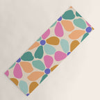 Jelly Bean Retro Flower Yoga Mat Gallery Image 1