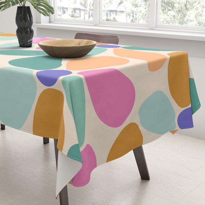 Jelly Bean Retro Flower Tablecloth Gallery Image 3