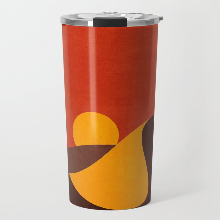 LANDSHAPES - Desert - sunset Travel Mug Gallery Image 1