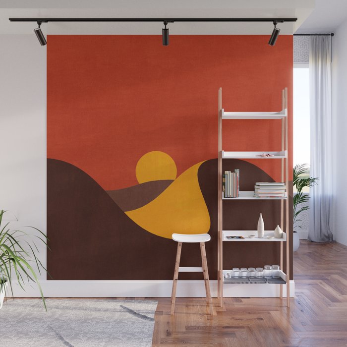 LANDSHAPES - Desert - sunset Wall Mural Gallery Image 1