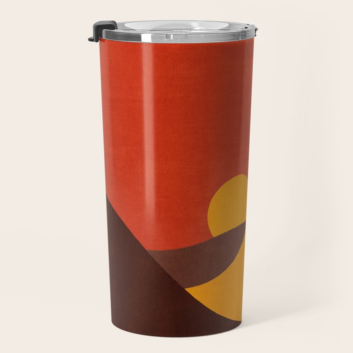 LANDSHAPES - Desert - sunset Travel Mug Gallery Image 3