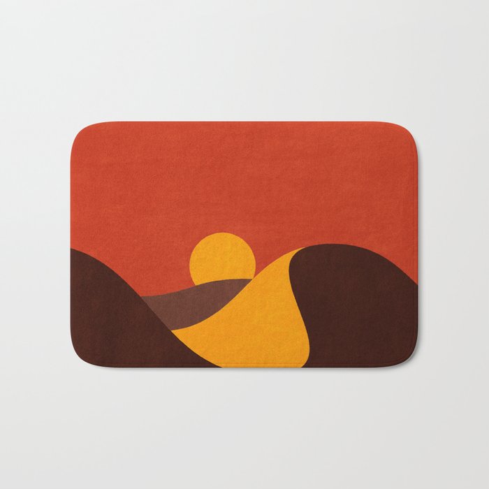 LANDSHAPES - Desert - sunset Bath Mat Gallery Image 1