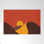 LANDSHAPES - Desert - sunset Welcome Mat Gallery Image 1