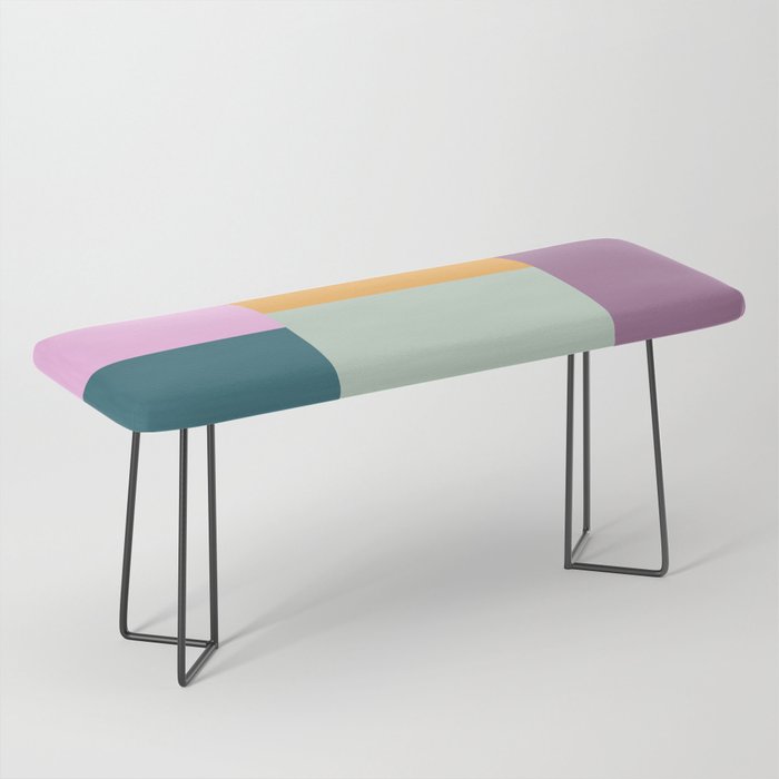 Playful Colorful Shapes 21  Bench Gallery Image 1