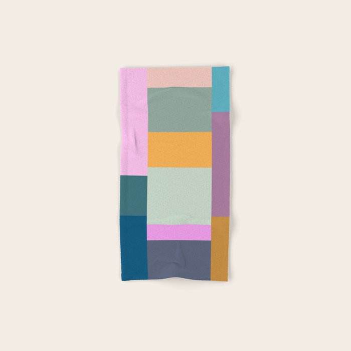Playful Colorful Shapes 21  Towels Gallery Image 1