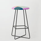 Playful Colorful Shapes 21  Stool Gallery Image 1