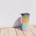 Playful Colorful Shapes 21  Travel Mug Gallery Image 4