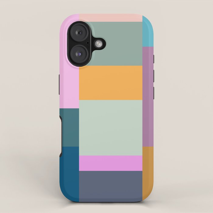 Playful Colorful Shapes 21  iPhone Case Gallery Image 1