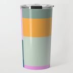 Playful Colorful Shapes 21  Travel Mug Gallery Image 1