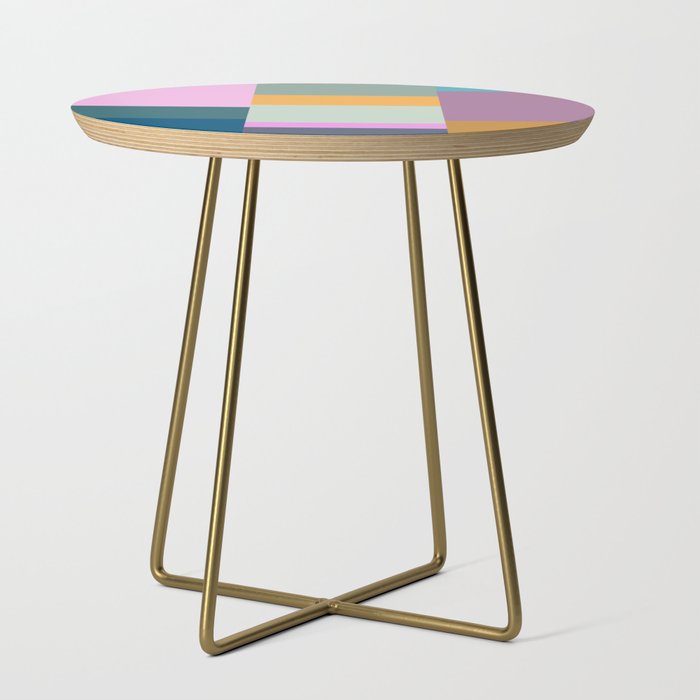 Playful Colorful Shapes 21  Side Table Gallery Image 1