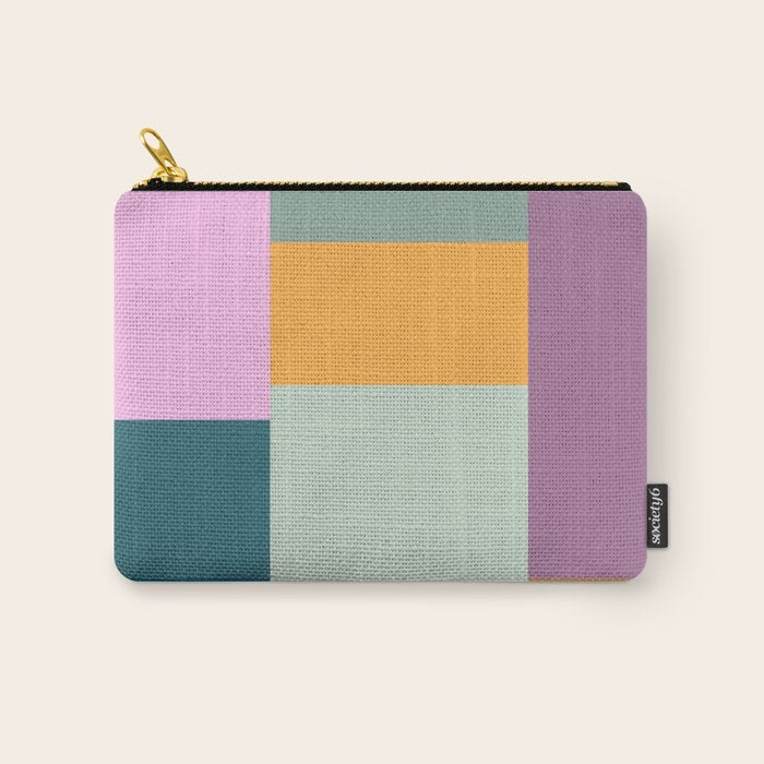 Playful Colorful Shapes 21  Carry All Pouch Gallery Image 1