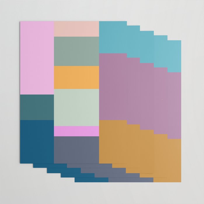 Playful Colorful Shapes 21  Wrapping Paper Gallery Image 3