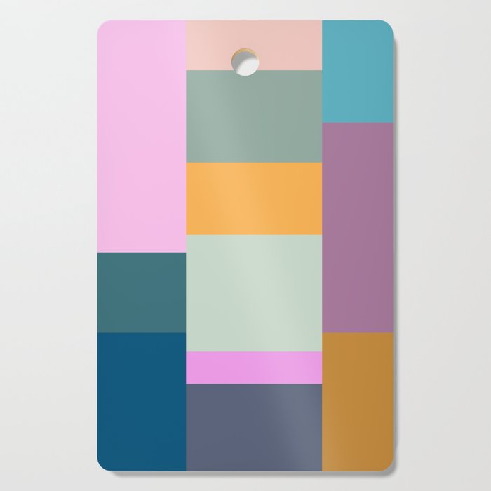 Playful Colorful Shapes 21  Cutting Board Gallery Image 1