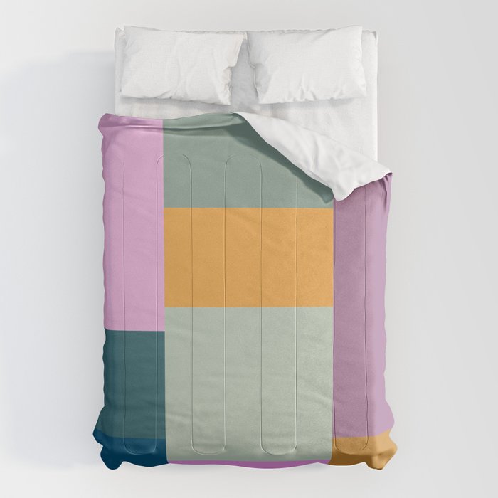 Playful Colorful Shapes 21  Comforter Gallery Image 6