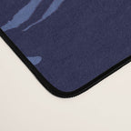 Blue bow pattern with dark background Desk Mat Gallery Image 4