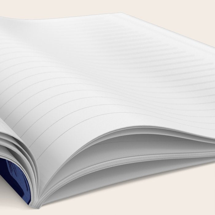Blue bow pattern with dark background Notebook Gallery Image 2