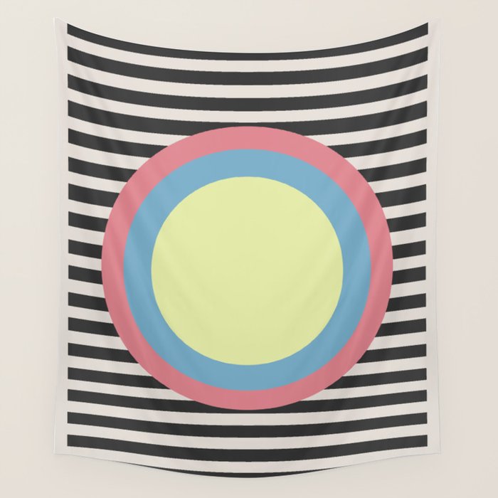 Retro Fusion Eclectic Revival Wall Tapestry Gallery Image 1