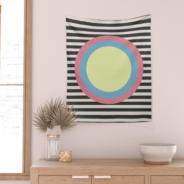 Retro Fusion Eclectic Revival Wall Tapestry Gallery Image 2