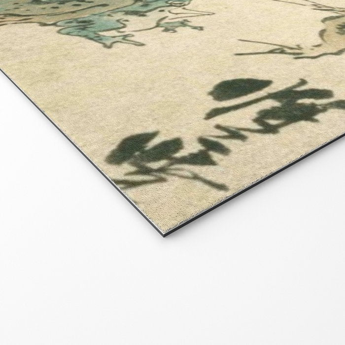 Battle Of The Frogs - Kawanabe Kyosai Welcome Mat Gallery Image 2
