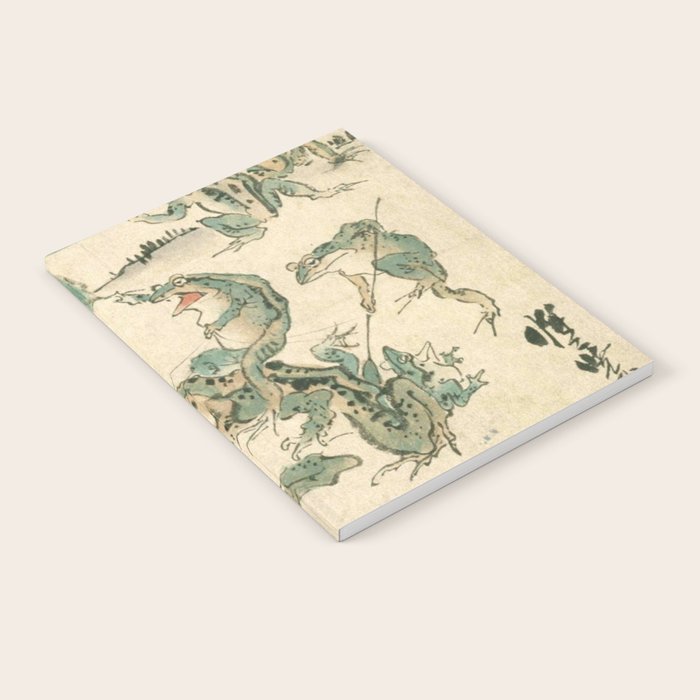 Battle Of The Frogs - Kawanabe Kyosai Notebook Gallery Image 2