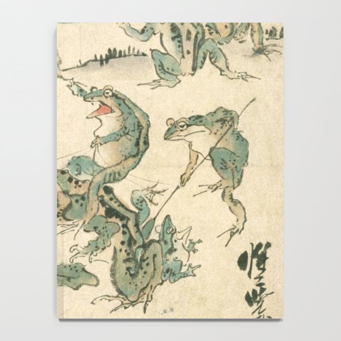 Battle Of The Frogs - Kawanabe Kyosai Notebook Gallery Image 4
