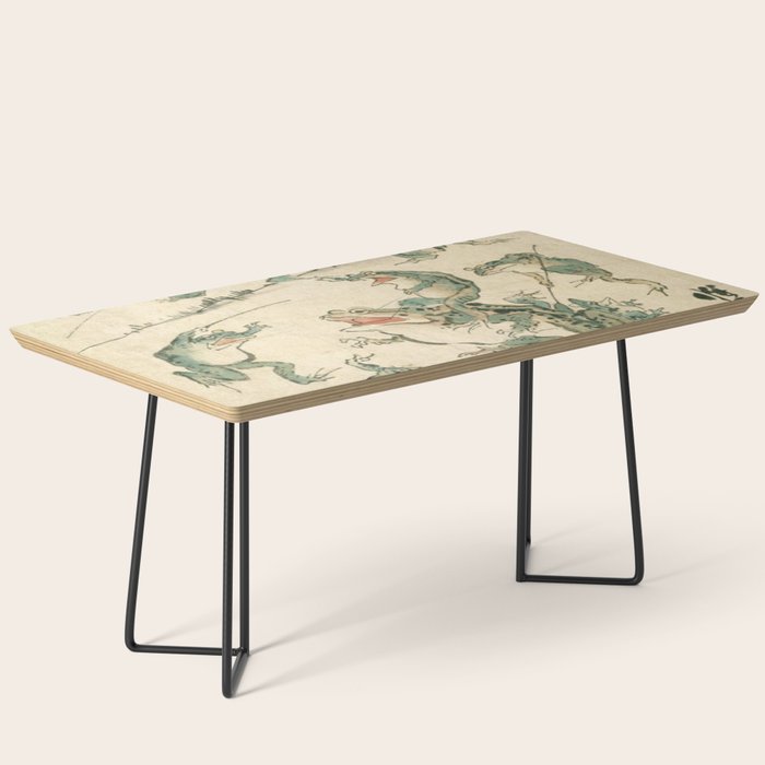 Battle Of The Frogs - Kawanabe Kyosai Coffee Table Gallery Image 1