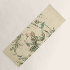 Battle Of The Frogs - Kawanabe Kyosai Yoga Mat Gallery Image 1