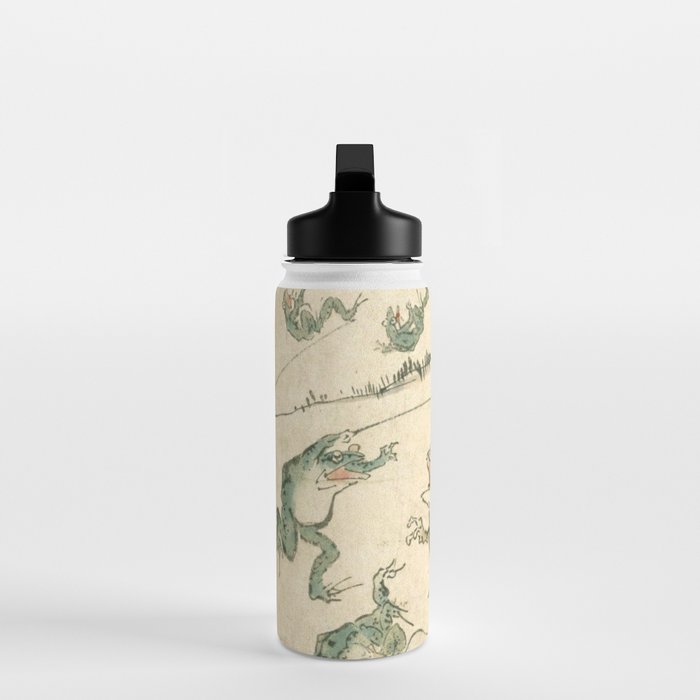 Battle Of The Frogs - Kawanabe Kyosai Water Bottle Gallery Image 3