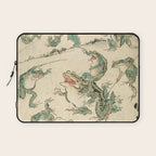 Battle Of The Frogs - Kawanabe Kyosai Laptop Sleeve Gallery Image 1