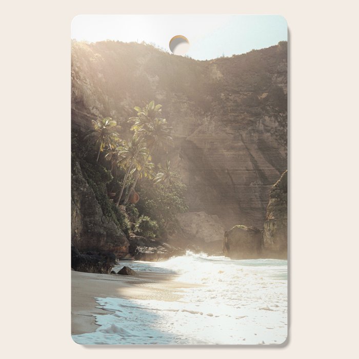 Tropical Bali Beach Photo | Diamond Beach Nusa Penida Island Print | Indonesia Travel Photography Cutting Board Gallery Image 1