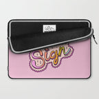 Blame It On My Sign Laptop Sleeve Gallery Image 2