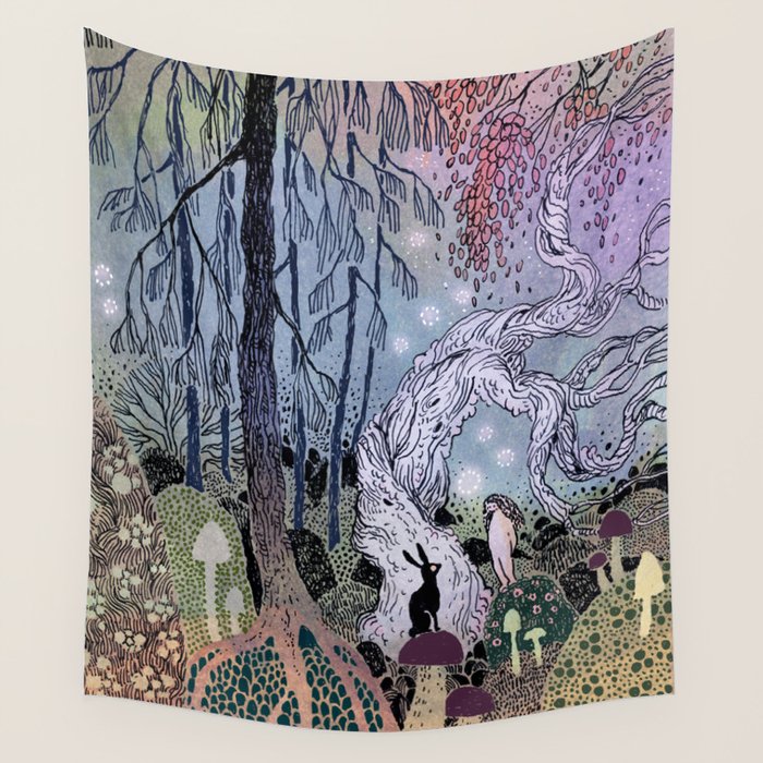 Child of the Woods Wall Tapestry Gallery Image 4