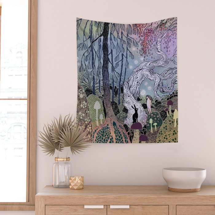 Child of the Woods Wall Tapestry Gallery Image 2