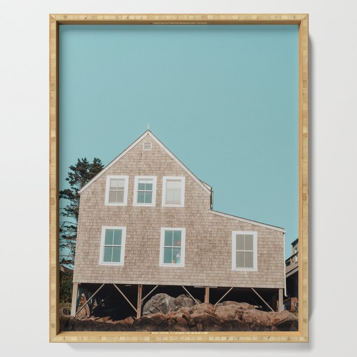 Cottage by the Sea Serving Tray Gallery Image 1
