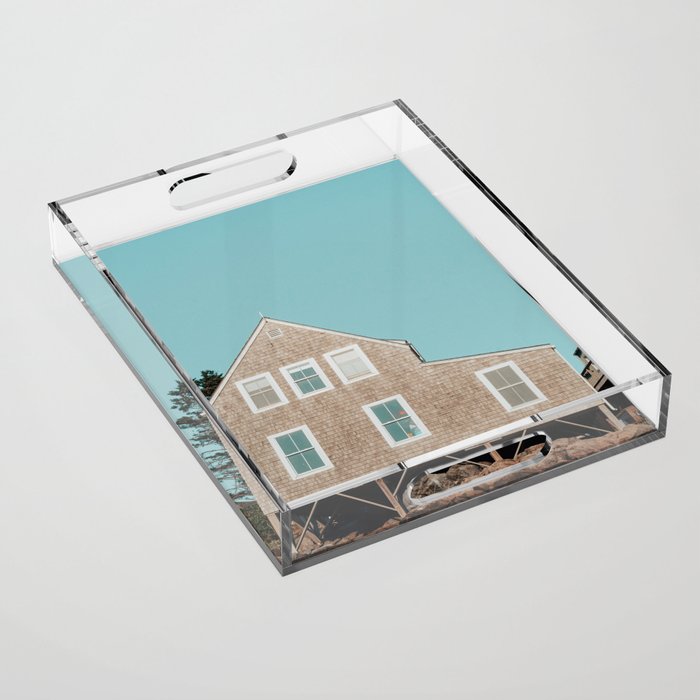 Cottage by the Sea Acrylic Tray Gallery Image 1