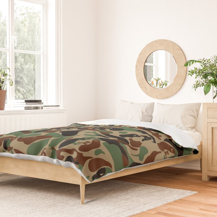 Dachshund  Camouflage Duvet Cover Gallery Image 2