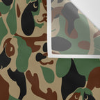 Dachshund  Camouflage Wall Tapestry Gallery Image 3