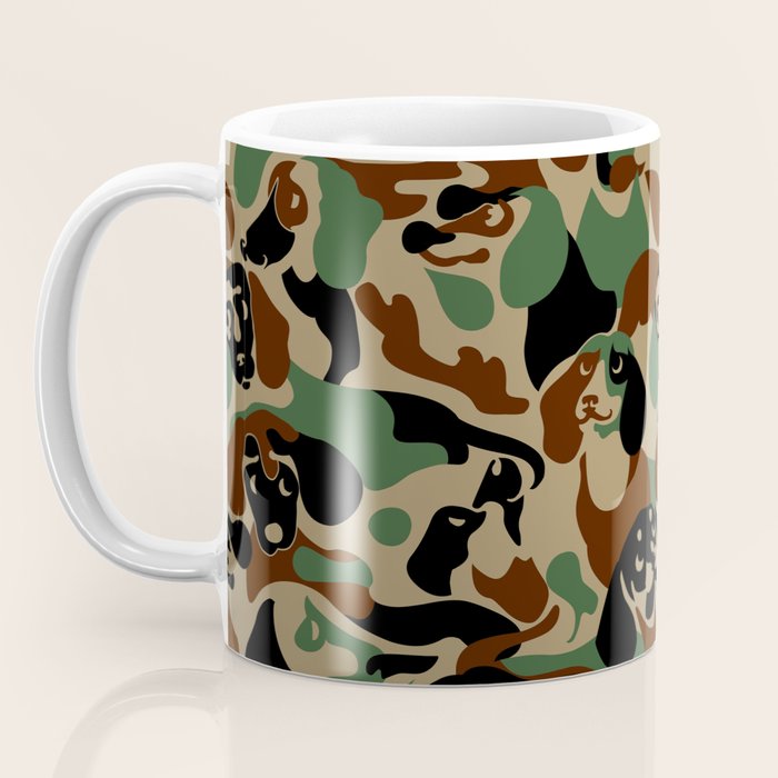 Dachshund  Camouflage Coffee Mug Gallery Image 3
