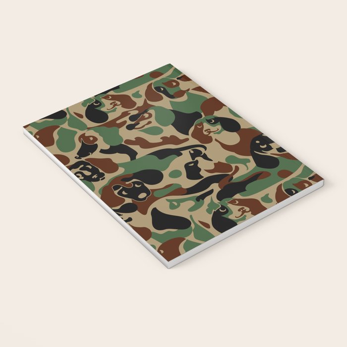 Dachshund  Camouflage Notebook Gallery Image 3