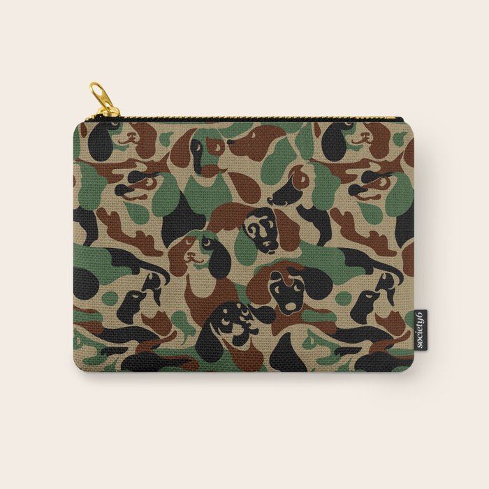Dachshund  Camouflage Carry All Pouch Gallery Image 1