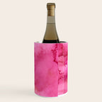 Blush pink magenta watercolor paint gradient Wine Chiller Gallery Image 3