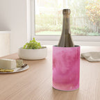 Blush pink magenta watercolor paint gradient Wine Chiller Gallery Image 4
