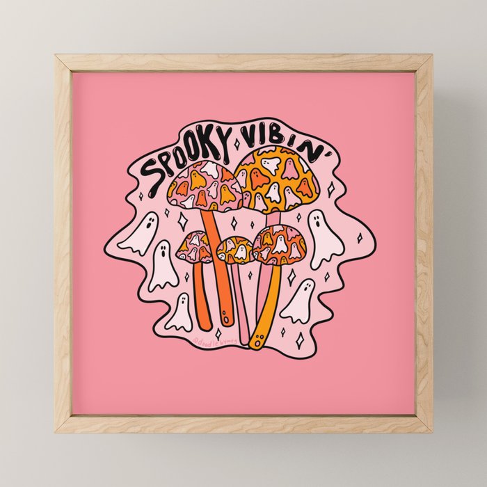 Spooky Vibin' Mini Art Print Gallery Image 1