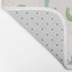 Armadillos in the Desert - Watercolor Bath Mat Gallery Image 2