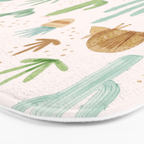 Armadillos in the Desert - Watercolor Bath Mat Gallery Image 3
