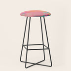 full color abstract sunset Stool Gallery Image 1