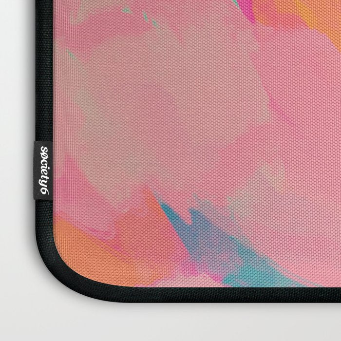 full color abstract sunset Laptop Sleeve Gallery Image 3