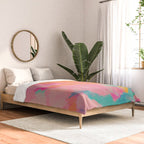 full color abstract sunset Comforter Gallery Image 2