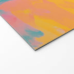 full color abstract sunset Welcome Mat Gallery Image 2