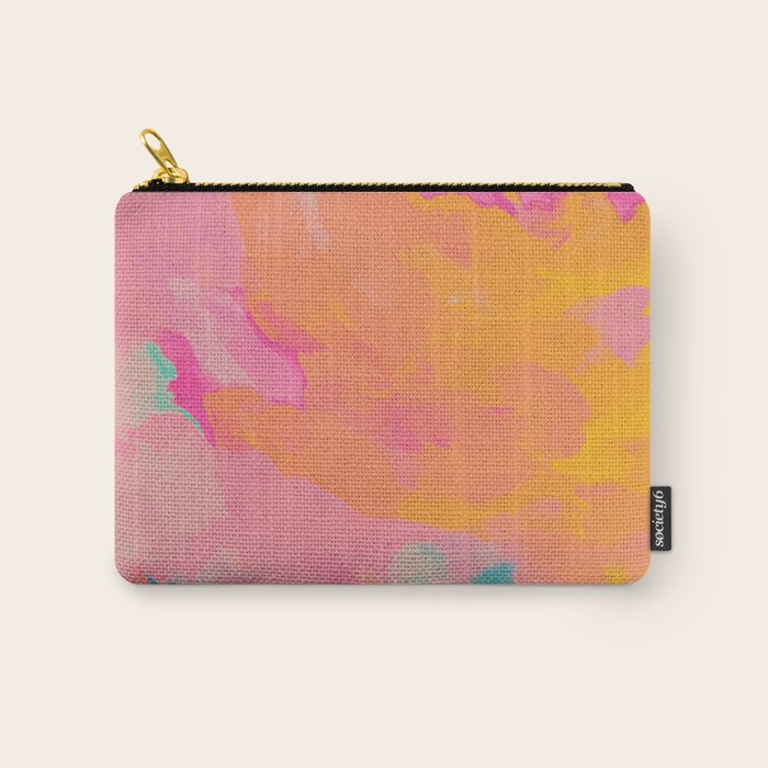 full color abstract sunset Carry All Pouch Gallery Image 1